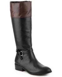 lauren ralph lauren margarite wide calf riding boot