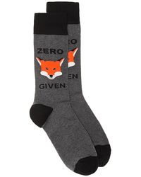 Socksmith - Zero Fox Given Crew Socks - Lyst