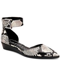 calvin klein garya wedge pump
