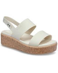 Crocs™ - Brooklyn Low Wedge Sandal - Lyst