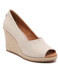 toms michelle espadrille wedge pump