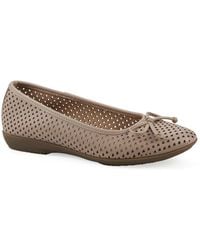 White Mountain - Wide Width Carris Ballet Flat - Lyst