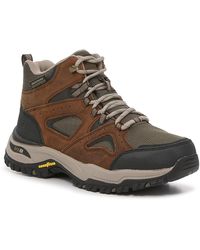 Skechers 's Wide Fit 204634 Arch Fit Dawson Raveno Hiking Boots in Blue ...