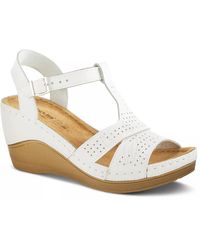 Flexus by Spring Step - Natala Wedge Sandal - Lyst