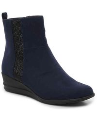 anne klein sport arora wedge bootie