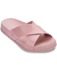 Melissa - Cozy Cross Jelly Slide Sandal - Lyst