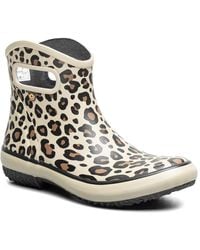 Bogs - Patch Ankle Leopard Rain Boot - Lyst