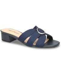 Easy Street - Extra Wide Width Onyx Sandal - Lyst