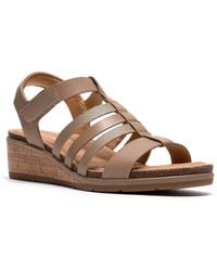 Clarks - Kacha Step Wedge Sandal - Lyst