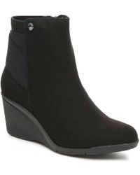 anne klein jaysie leather booties