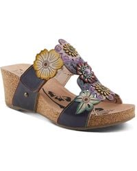 L'ARTISTE - Pretty Petals Wedge Sandal - Lyst