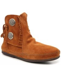 Minnetonka - Two Button Boot - Lyst