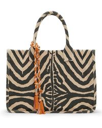 vince camuto orla tote zebra