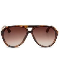 Jessica Simpson - Aviator Sunglasses - Lyst
