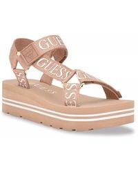 Guess - Avin Wedge Sandal - Lyst