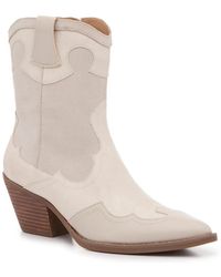 Crown Vintage - Izzie Western Bootie - Lyst