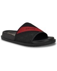 Guess - Vellden Slide Sandal - Lyst