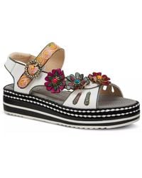 L'ARTISTE - Laga Platform Sandal - Lyst