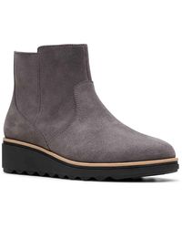clarks sharon hop wedge bootie