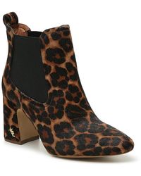 Kurt Geiger Raylan Leopard Print Boots 70 in White Lyst