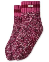 UGG - Deedee Lined Quarter Socks - Lyst