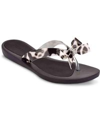 guess bow tie flip flops