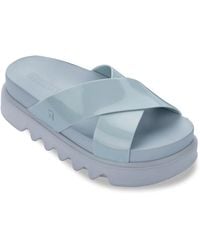 Melissa - Cozy Cross Jelly Platform Sandal - Lyst
