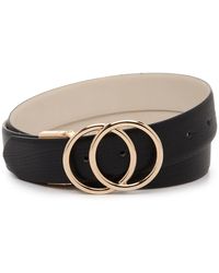 Vince Camuto - Double Ring Reversible Belt - Lyst