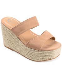 journee espadrille wedge