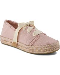 TOMS - Carolina Lace Up Platform Espadrille Sneaker - Lyst