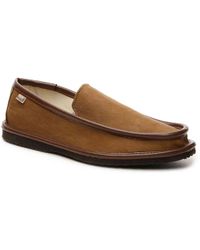 evans mens leather slippers