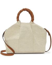 vince camuto asti leather satchel