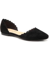 restricted black flats