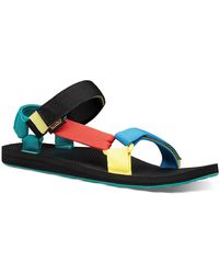 Teva Rubber Original Universal Wildflower Blue/green Sandals for Men | Lyst