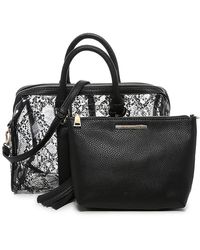 steve madden daylin clear satchel