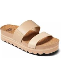 Reef - Cushion Vista Hi Wedge Sandal - Lyst