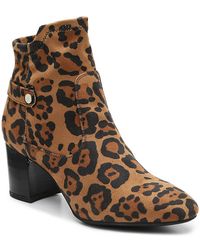franco sarto reeve bootie leopard