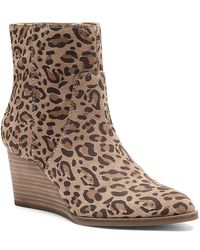 lucky brand yenata wedge bootie