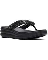Clarks - Drift Gem Wedge Sandal - Lyst