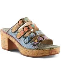 L'ARTISTE - Tee Timer Platform Sandal - Lyst