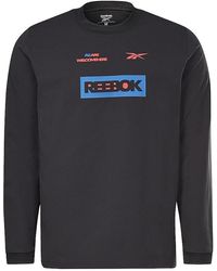 Reebok Thermowarm+graphene Long Sleeve T-shirt - Black