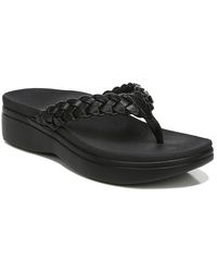 Vionic Vesta Platform Sandal in Black | Lyst