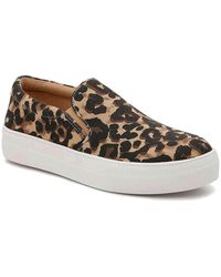 gills leopard print platform sneakers