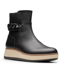 Clarks - Zylah Rose Wedge Bootie - Lyst