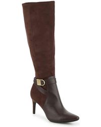 calvin klein jemamine wide calf boot
