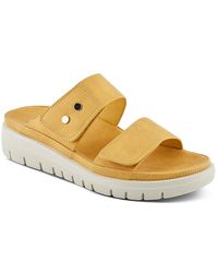 Flexus by Spring Step - Buttony Wedge Sandal - Lyst