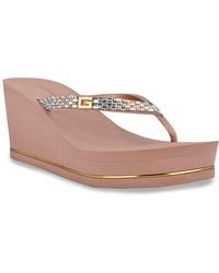 guess wedge heels