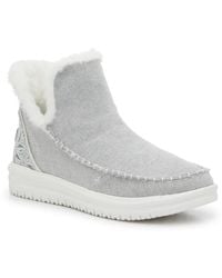 HEYDUDE - Camden Cozy Trim Slipon - Lyst