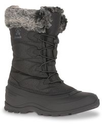 fox fur boots