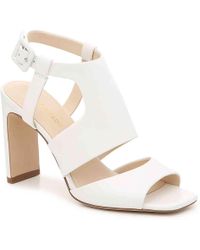 enzo angiolini white sandals